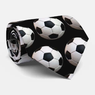 Cool Soccer Football Pattern   Sport Neck Tie