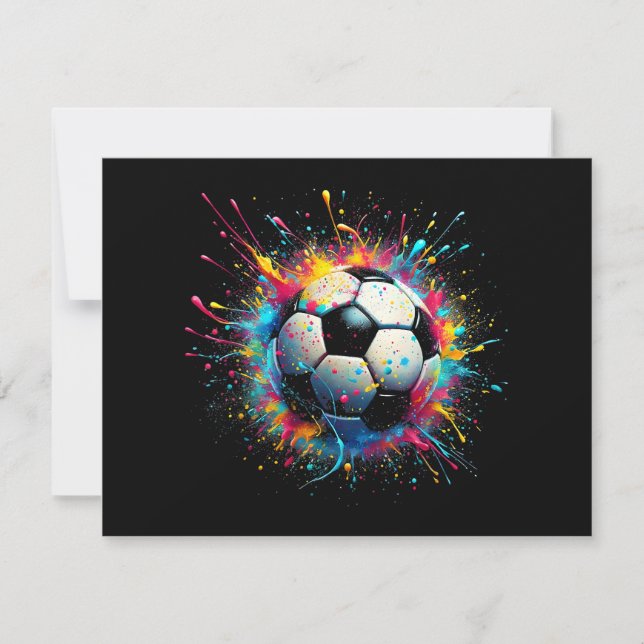 Cool Soccer Player Sport For Boys Men Girls Women (Front)