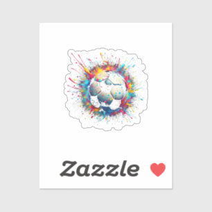 Cool Soccer Player Sport For Boys Men Girls Women Sticker