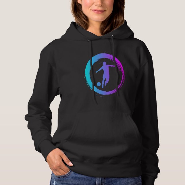 Cool soccer sports and hobby  1 hoodie (Front)