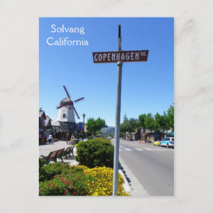Cool Solvang Postcard! Postcard