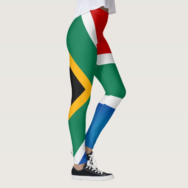 Cool South Africa Flag Fashion Leggings (Right)