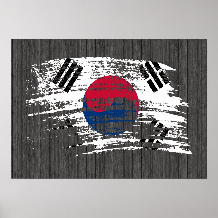 Cool South Korean flag design Print