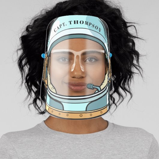 Cool Space Astronaut Helmet Face Shield (Insitu)