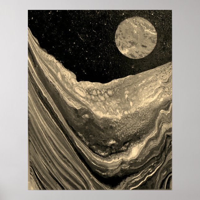 Cool space poster, sci-fi poster (Front)