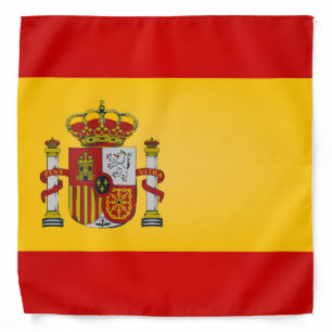Cool Spain Flag Fashion Bandana