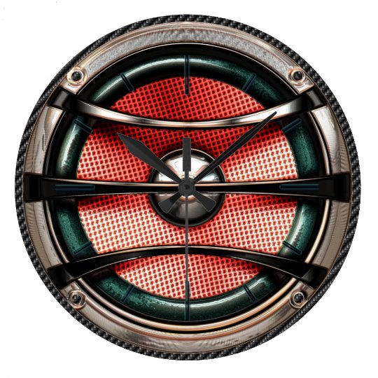 Cool Speaker 5 Options Wall Clocks