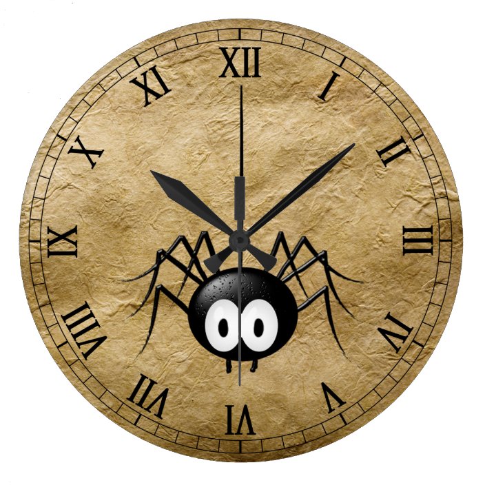Cool Spider Clock! Large Clock