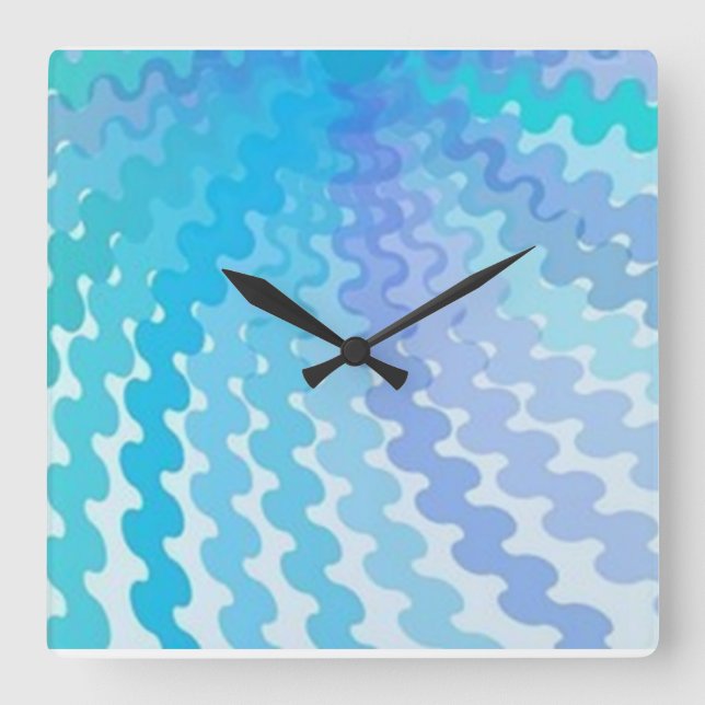 Cool Spiral Colors Wall Clock (Front)