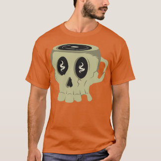 Cool Spooky Skull Mug T-Shirt