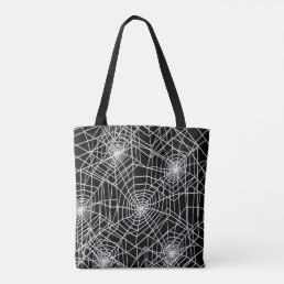 Cool Spooky Spider Webs Tote Bag