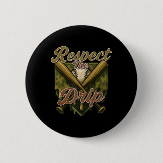 Cool Sport Sell Home Plate Drip Drip Camo Bow 2  Button