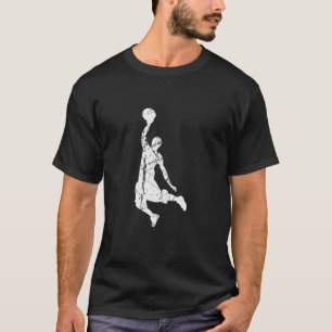 Cool Sports Lover Basketball Player Dunk Team Coac T-Shirt