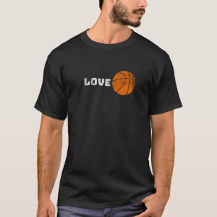Cool Sports Lover Team Game Love Ball Basketball P T-Shirt