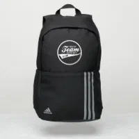Cool Sports Team Retro Logo Custom Team Name Adidas Backpack | Zazzle