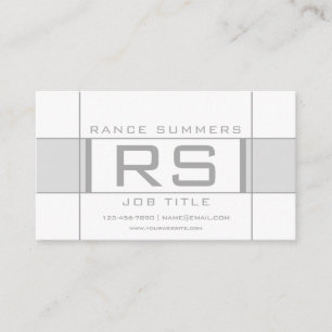 Cool Sporty Geometric Business Card