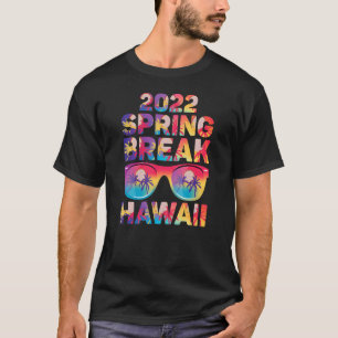 Cool Spring Break 2022 Hawaii Sunglasses & Palm Tr T-Shirt