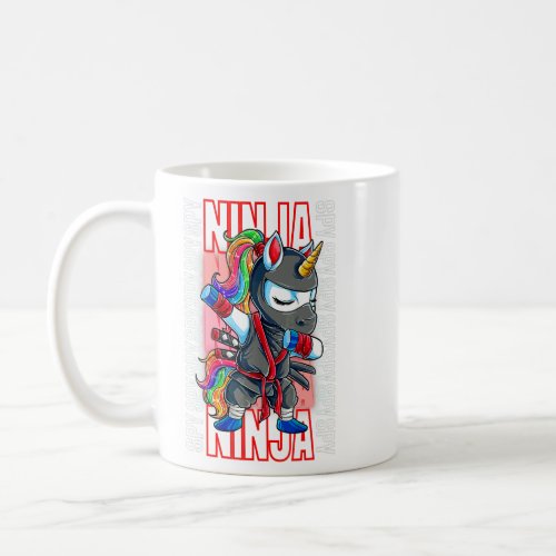 Cool Spy Gaming Ninja Gamer Unicorn Ninja Boy Girl Coffee Mug