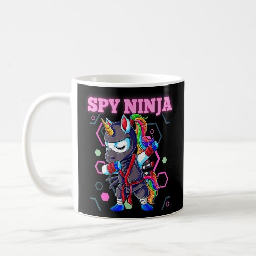 Cool Spy Gaming Ninja Gamer Unicorn Ninja Boy Girl Coffee Mug