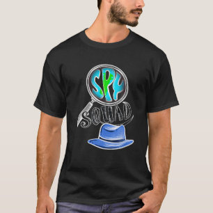 Cool Spy Squad Kids Funny Secret Agent Group Child T-Shirt