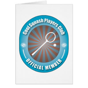 Cool Squash Players Club Cards