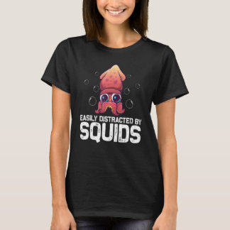 Cool Squid For Men Women Octopus Biology Sea Anima T-Shirt