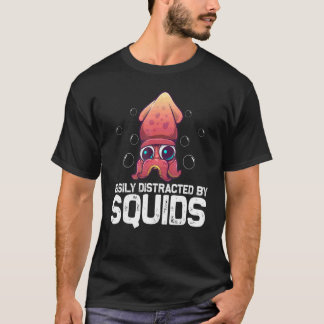 Cool Squid For Men Women Octopus Biology Sea Anima T-Shirt