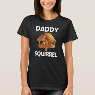 Cool Squirrel For Men Dad Chipmunk Zookeeper Anima T-Shirt