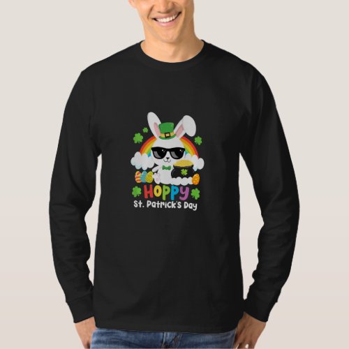Cool St Patricks Day Easter Bunny St Patricks Day  T_Shirt