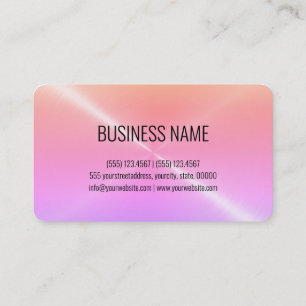 Cool Stainless Steel Metal Look #10 Business Card