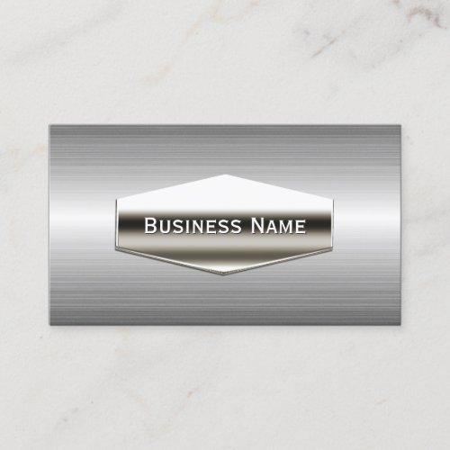 Cool Stainless Steel Metallic Business Card