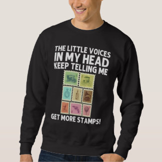 Cool Stamp For Men Women Stamp Collecting Postal P Sweatshirt