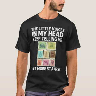 Cool Stamp For Men Women Stamp Collecting Postal P T-Shirt