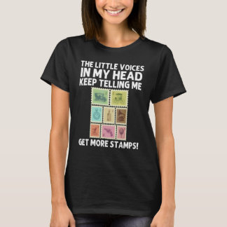 Cool Stamp For Men Women Stamp Collecting Postal P T-Shirt