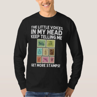 Cool Stamp For Men Women Stamp Collecting Postal P T-Shirt