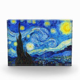 Cool Starry Night Vincent Van Gogh painting Acrylic Award
