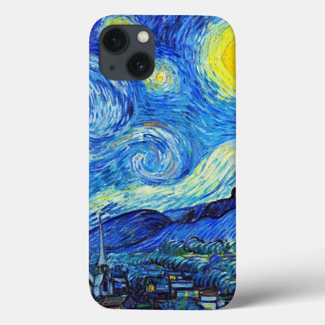 Cool Starry Night Vincent Van Gogh painting Case-Mate iPhone Case (Back)