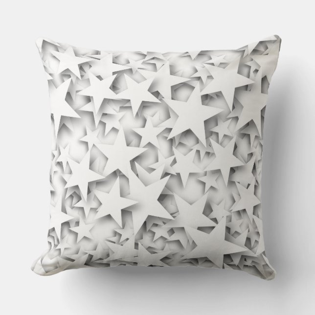 Cool Stars Throw Pillow (Front)