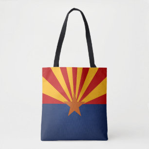 Cool State Of Arizona Flag Fashion Tote Bag
