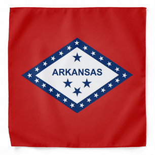 Cool State Of Arkansas Flag Fashion Bandana