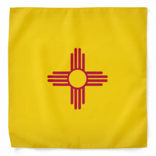Cool State Of New Mexico Flag Fashion Bandana