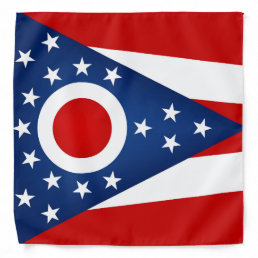 Cool State Of Ohio Flag Fashion Bandana