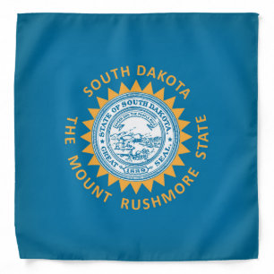 Cool State Of South Dakota Flag Fashion Bandana
