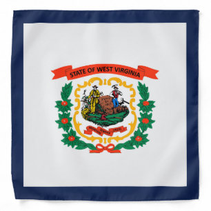 Cool State Of West Virginia Flag Fashion Bandana