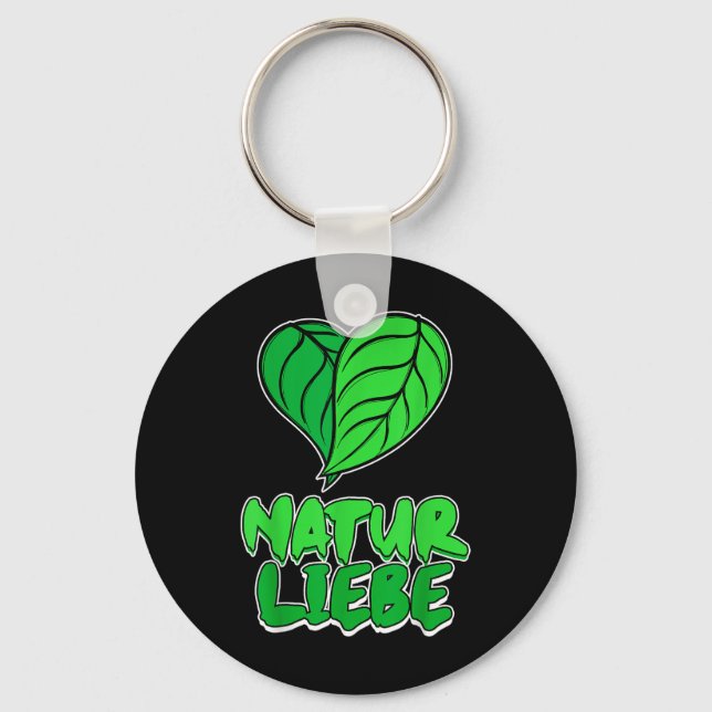 Cool Statement Nature Environmental Protection  Keychain (Front)