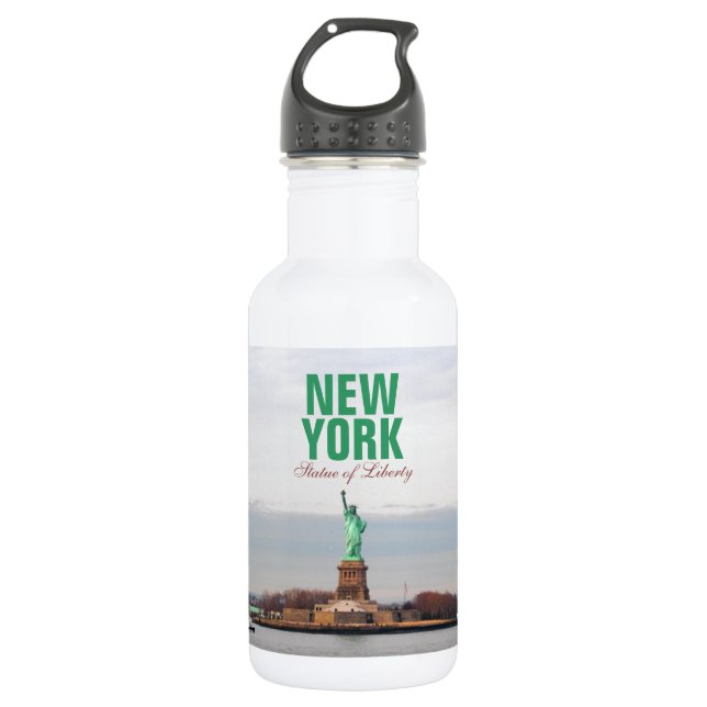 Cool Statue of Liberty - NY New York Water Bottle (Front)