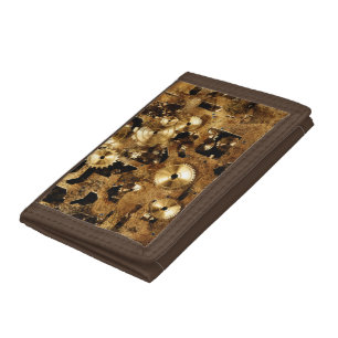 Cool Steampunk Design Tri-fold Wallet