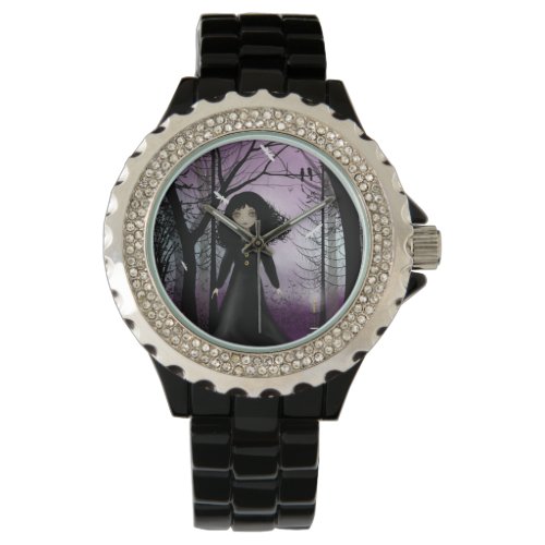 Cool Steampunk Goth Girl Ladies Watch