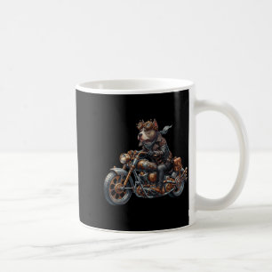 Cool Steampunk Tbull Biker Vintage Motorcycle Dog Coffee Mug