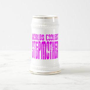Cool Stepmoms : Pink Worlds Coolest Stepmother Beer Stein
